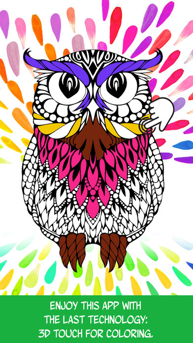 Owl: Discover Magic Coloring Pages for Adults screenshot 4