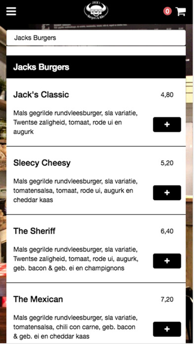 Jack's Burgers & Ribs screenshot 2