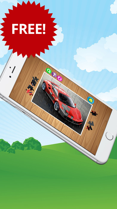 Supercars and racing cars jigsaw puzzle screenshot 4