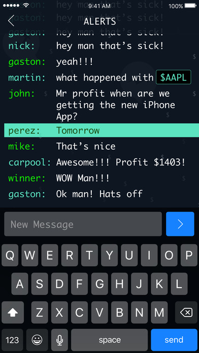 ProfitTradeRoom - DayTrading Chat ALERTS screenshot 4