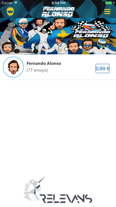 Fernando Alonso Emoji screenshot 2