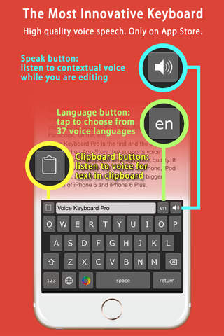 Voice Keyboard Pro™ text to speech & translate app screenshot 2