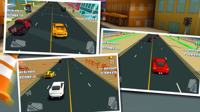 Driving Car VR Traffic Racing 3D - Crazy Free Game screenshot 2