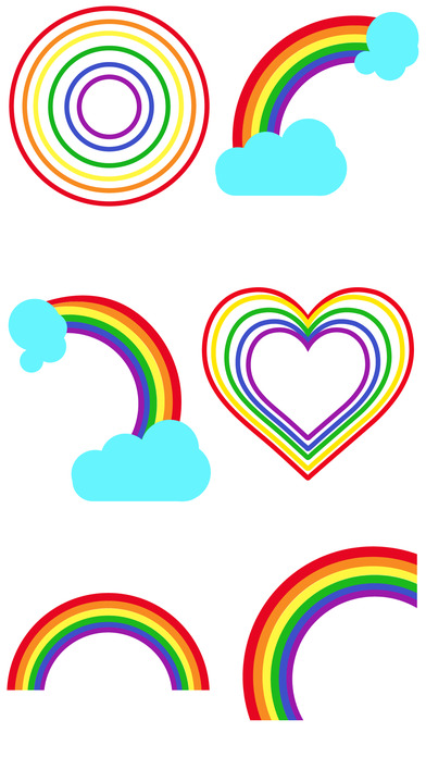 Rainbow Sticker Pack screenshot 2