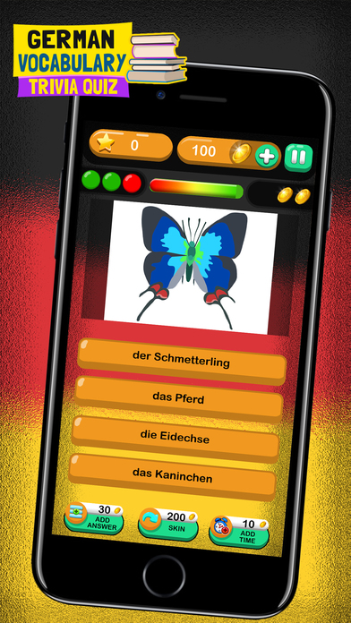German Vocabulary Quiz – Fun Free Education Game screenshot 2