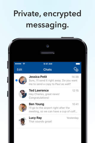 Ringzz - Messaging app for business world screenshot 2