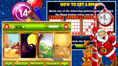 Merry Christmas Bingo Game Pro screenshot 2