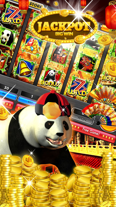SLOTS : Lucky Wild Panda Ancient Chinese Game screenshot 4