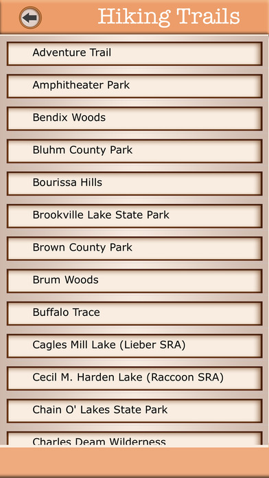 Indiana - Campgrounds & Hiking Trails Offline Guid screenshot 3