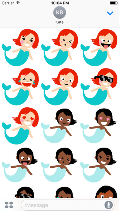Cinderly's Mermaid Stickers screenshot 2
