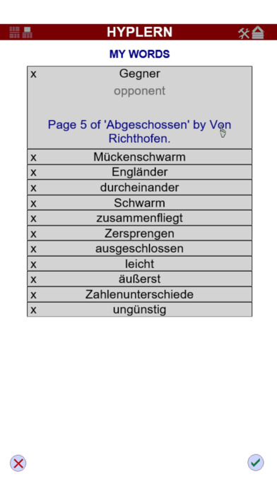 HypLern German Reader screenshot 4