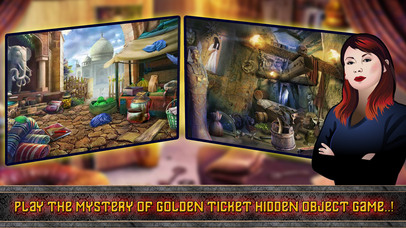 Hidden object: Mystery of golden ticket screenshot 2