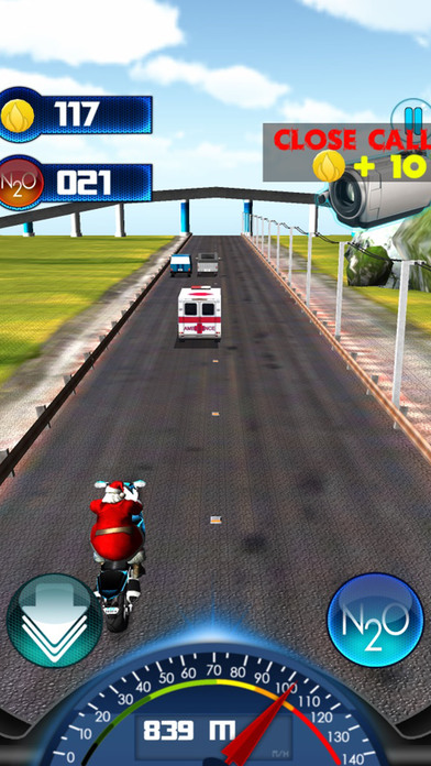 Santa Motorbike Racer Pro screenshot 3