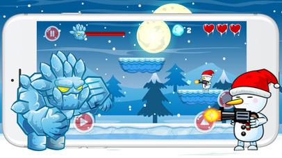 Snowman Run Adventure And Jump Game screenshot 2