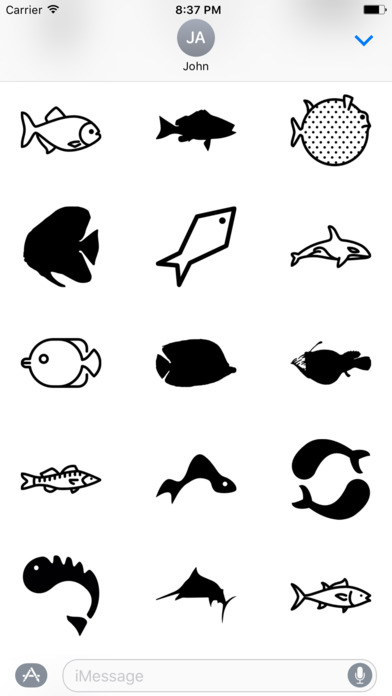 Ocean Fish-Fc Sticker screenshot 2
