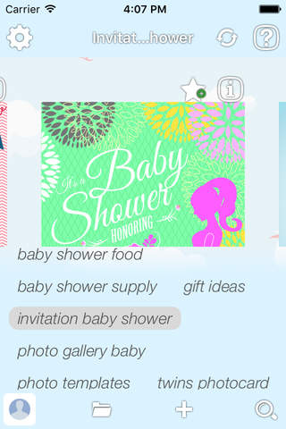 Baby Shower Party Invitations screenshot 2