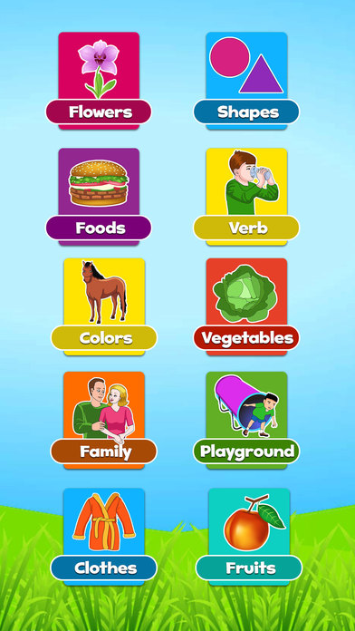 preschool words for toddlers and kids screenshot 2
