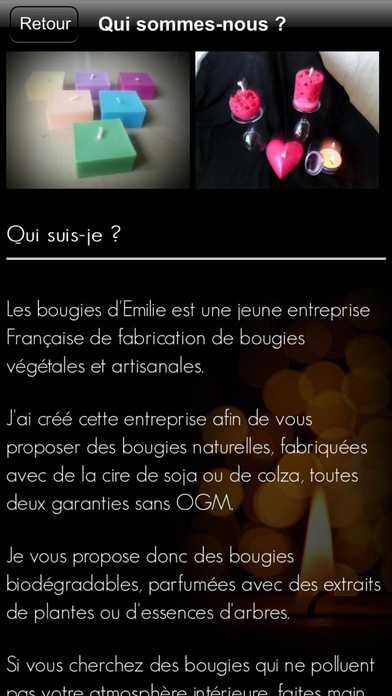 Les Bougies d'Émilie screenshot 3