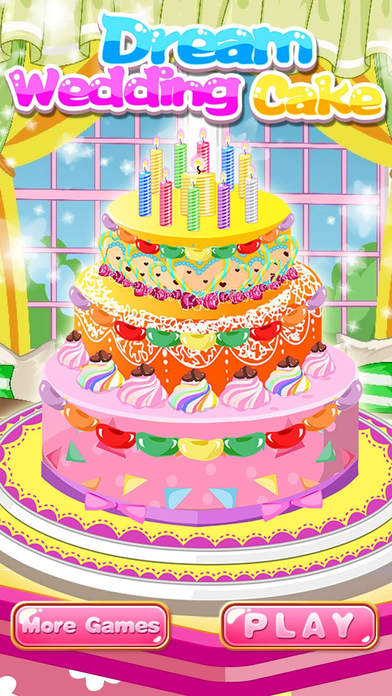 Dream Wedding Cake - Design & Decoration Kid Games screenshot 4