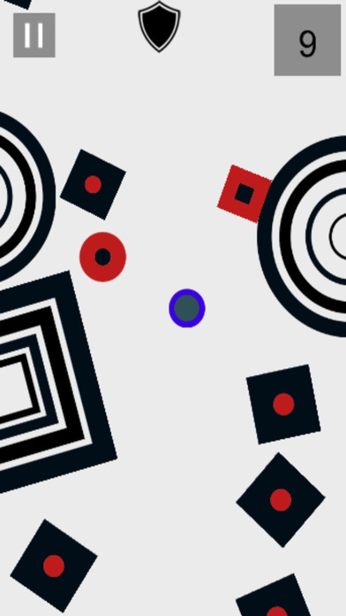Small Blue Dot Shape Rusher screenshot 2