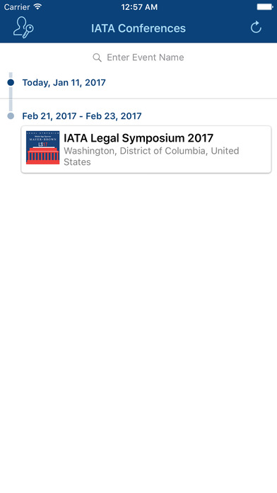 IATA Conferences screenshot 2