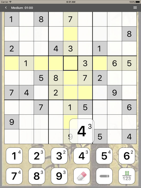 Screenshots of Sudoku (Full Version) for iPad