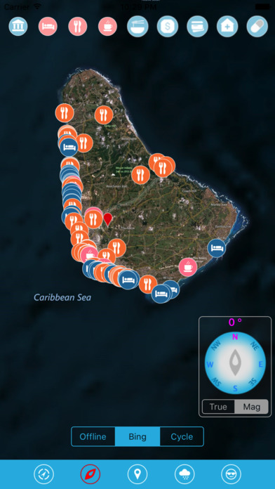 Barbados Island Offline Travel Map Guide screenshot 2