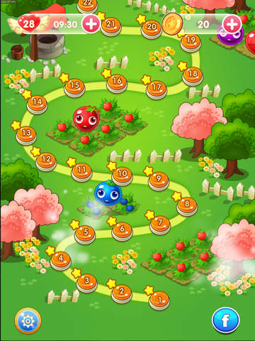 Lovely Fruit Saga screenshot 2