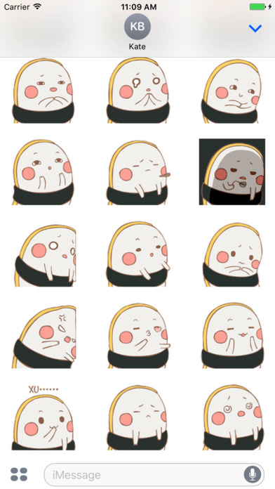 Sushi Anime Animated Stickers screenshot 2
