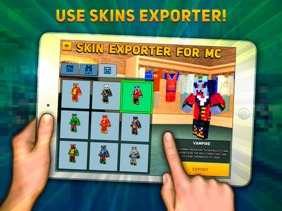 Block Сity Wars: game and skin export to minecraftscreeshot 5
