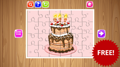 Cake Cartoon Jigsaw Puzzle Free For Kids And Adult screenshot 2