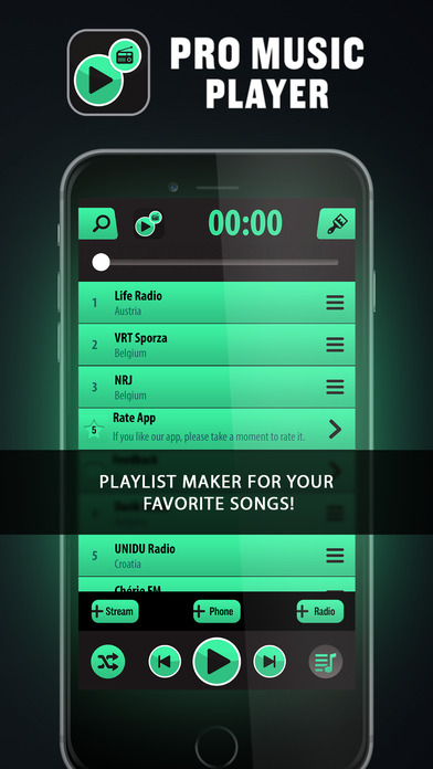 Pro Music Player - Free Streaming & Radio Stations screenshot 2