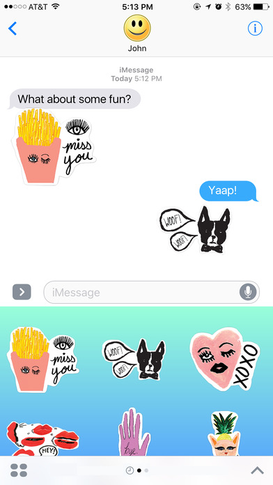 Girls Play Choices - Stickers For iMessage screenshot 2