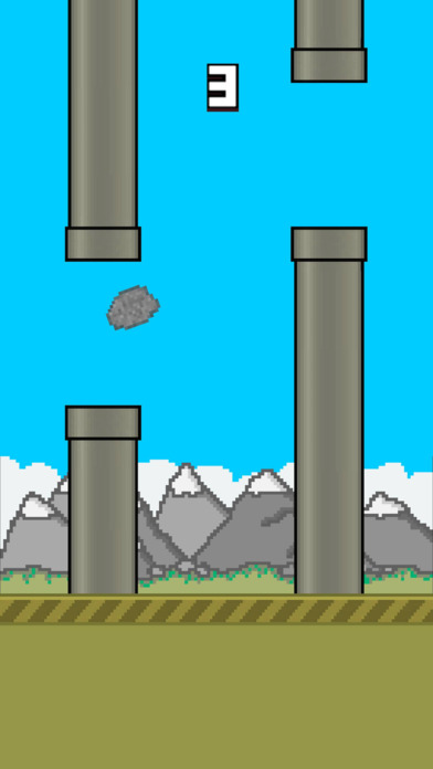 Flappy Rock - Almost a Bird screenshot 3
