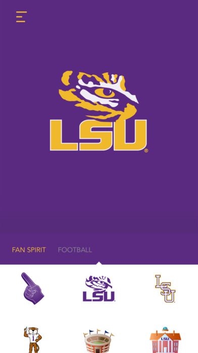 LSU Tigers Emoji screenshot 2