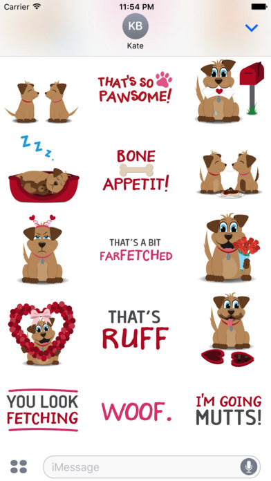 Puppy Love Sticker Pack screenshot 2