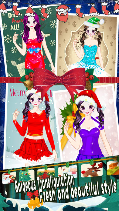 Christmas Dress Up - Beauty girl Dress Up Story screenshot 3