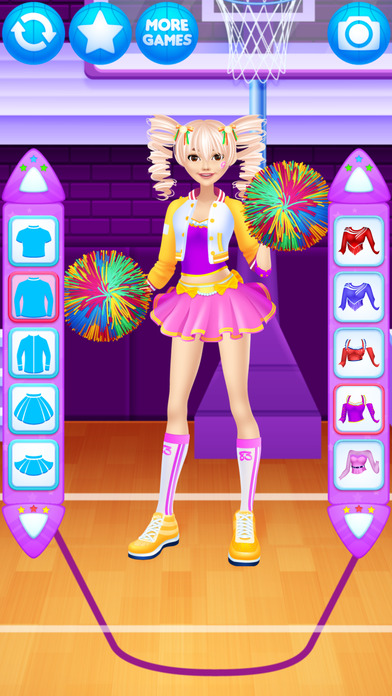 Cheerleader Dress Up - games for girls screenshot 3