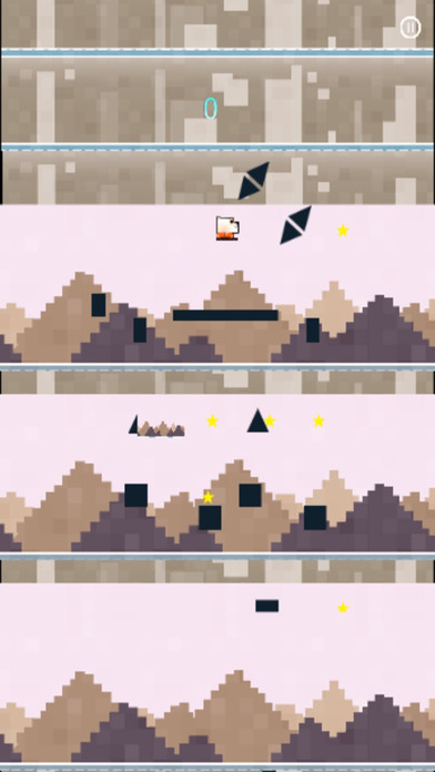 Tiny Dog Pixelate Mountain Rush screenshot 2