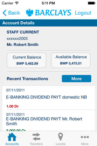 Barclays Botswana screenshot 4