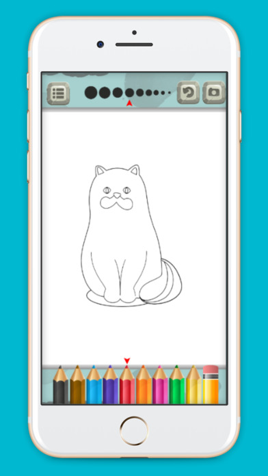 Cat coloring book game screenshot 4