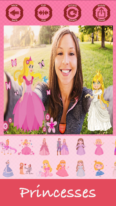 Princesses photo editor sticker maker screenshot 3