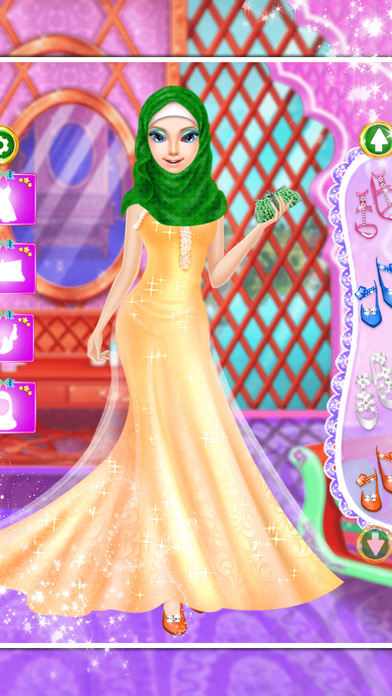 Hijab Princess Wedding Makeover Salon screenshot 4