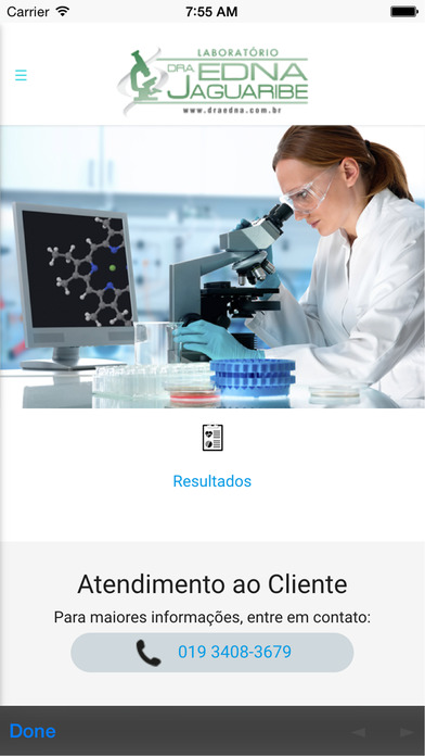Laboratório Dra Edna Jaguaribe screenshot 2