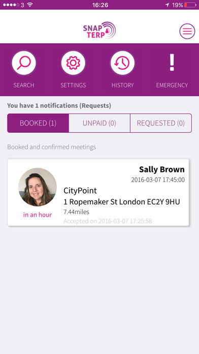 SnapTerp - App for the Interpreters screenshot 3