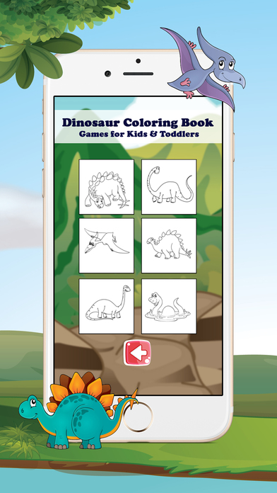 Dinosaur Coloring Book - Coloring Games for Kids & screenshot 3