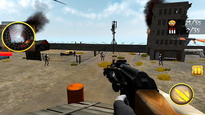 Zombie target blood war 3D screenshot 3
