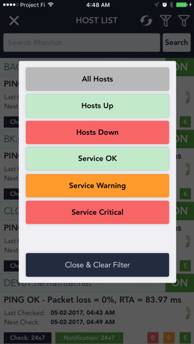 Server Alarms - Nagios Client screenshot 4