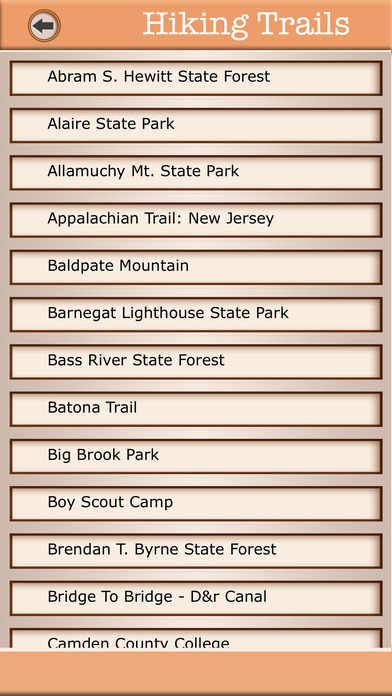 New Jersey Campgrounds&Hiking Trails Offline Guide screenshot 3