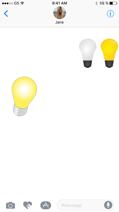 Light Bulb Sticker Pack screenshot 3